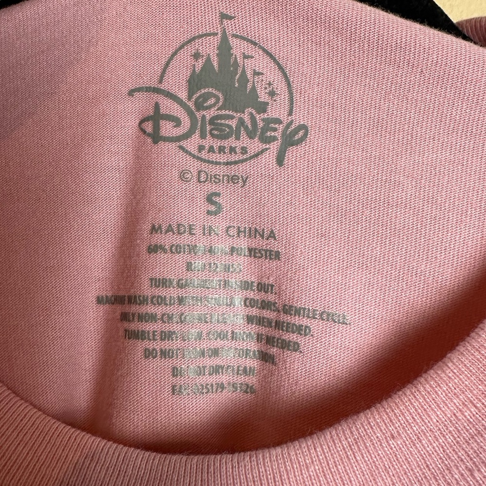 Disney Pink Long Sleeve Tee with Blue Lettering - Picture 8 of 12